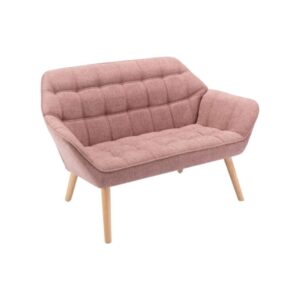MID-CENTURY VELVET UPHOLSTERED LOVESEAT SOFA