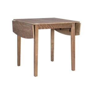 FULLY EXTENDABLE RUBBERWOOD KITCHEN TABLE